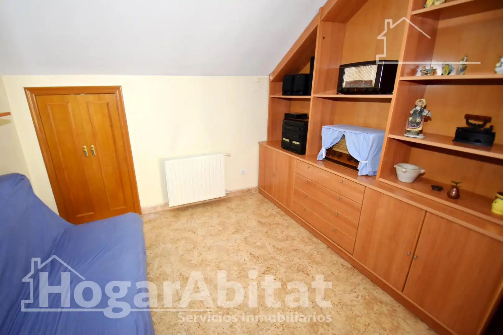 Dormitori de Casa adosada en venda en Vila-real amb Aire condicionat, Calefacció i Terrassa