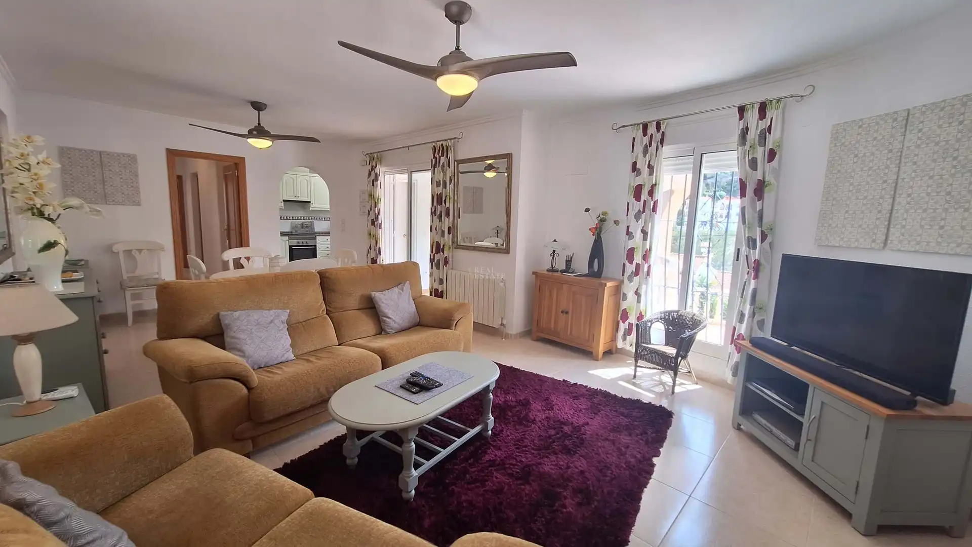 Sala d'estar de Casa o xalet en venda en La Font d'en Carròs amb Aire condicionat, Calefacció i Terrassa