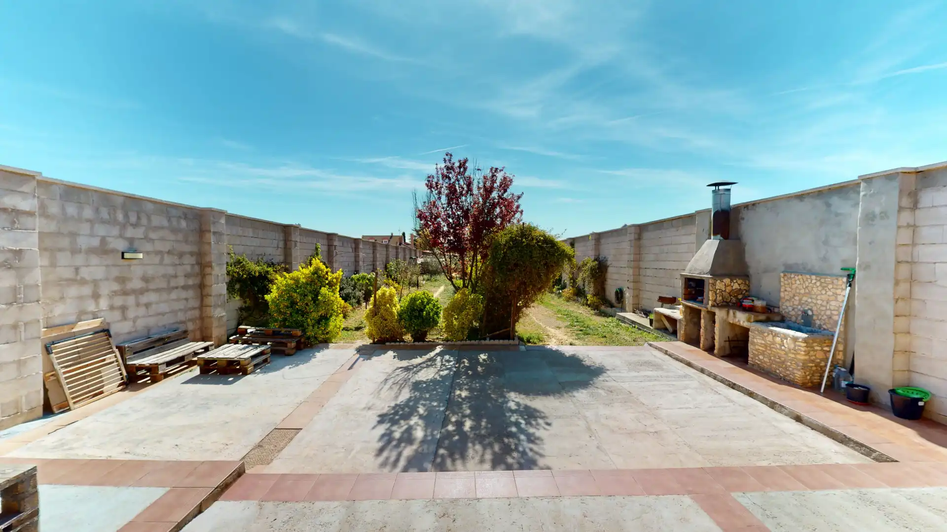 Garden of Houses for sale in Pozohondo  with Furnished