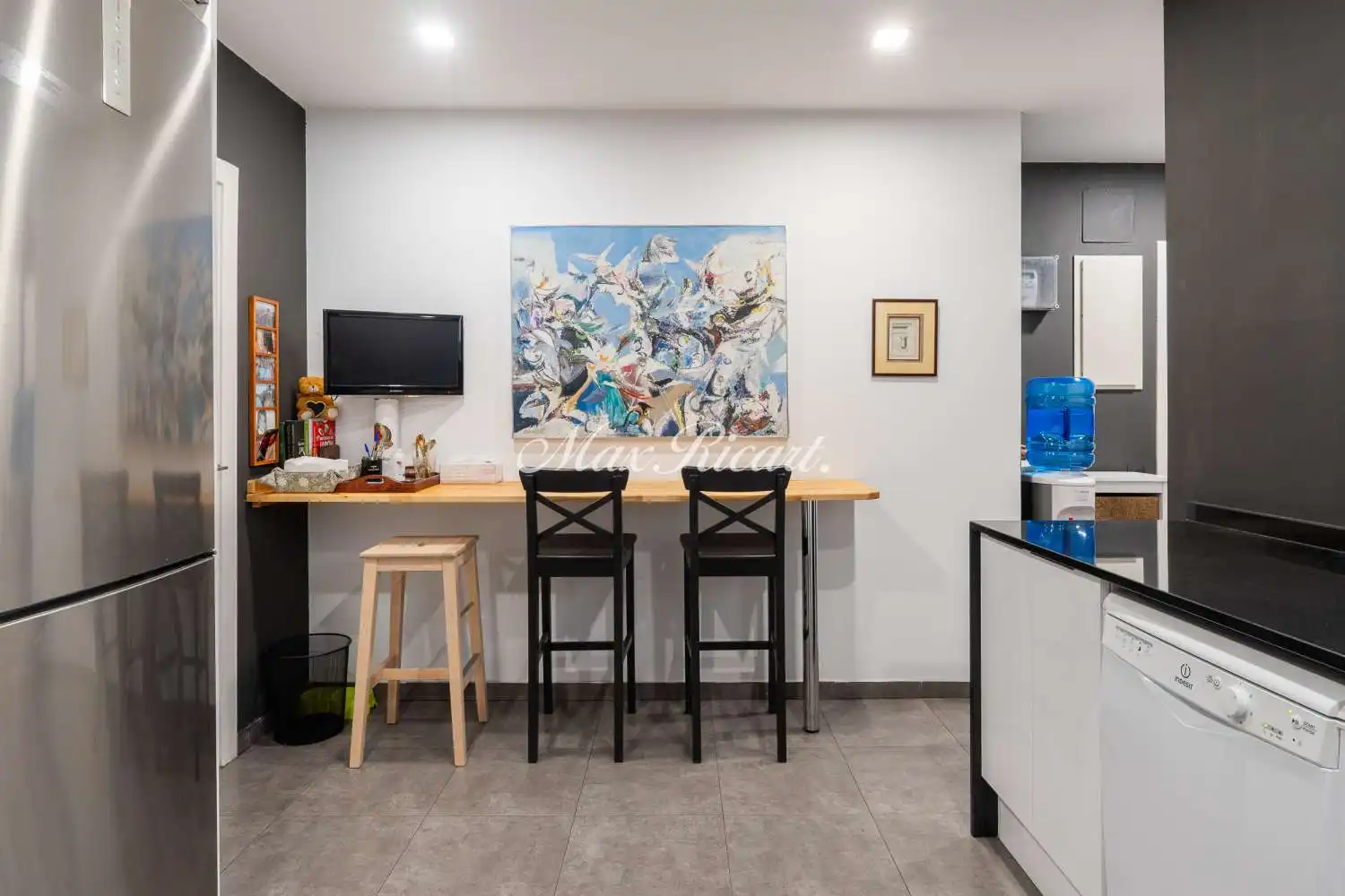 Kitchen of Flat for sale in Barcelona  with Heating, Terrace and Balcony