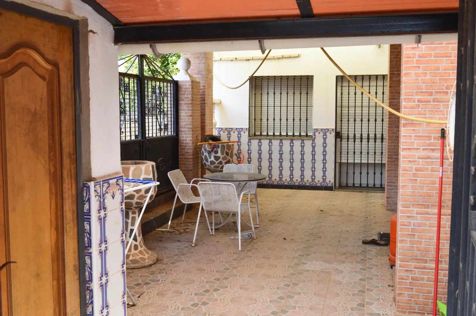 Terrasse von Country house zum Verkauf in Hornachos mit Möbliert
