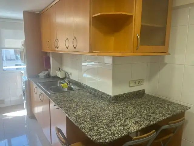 Küche von Wohnung zur Miete in Sant Cugat del Vallès mit Klimaanlage, Heizung und Parkett
