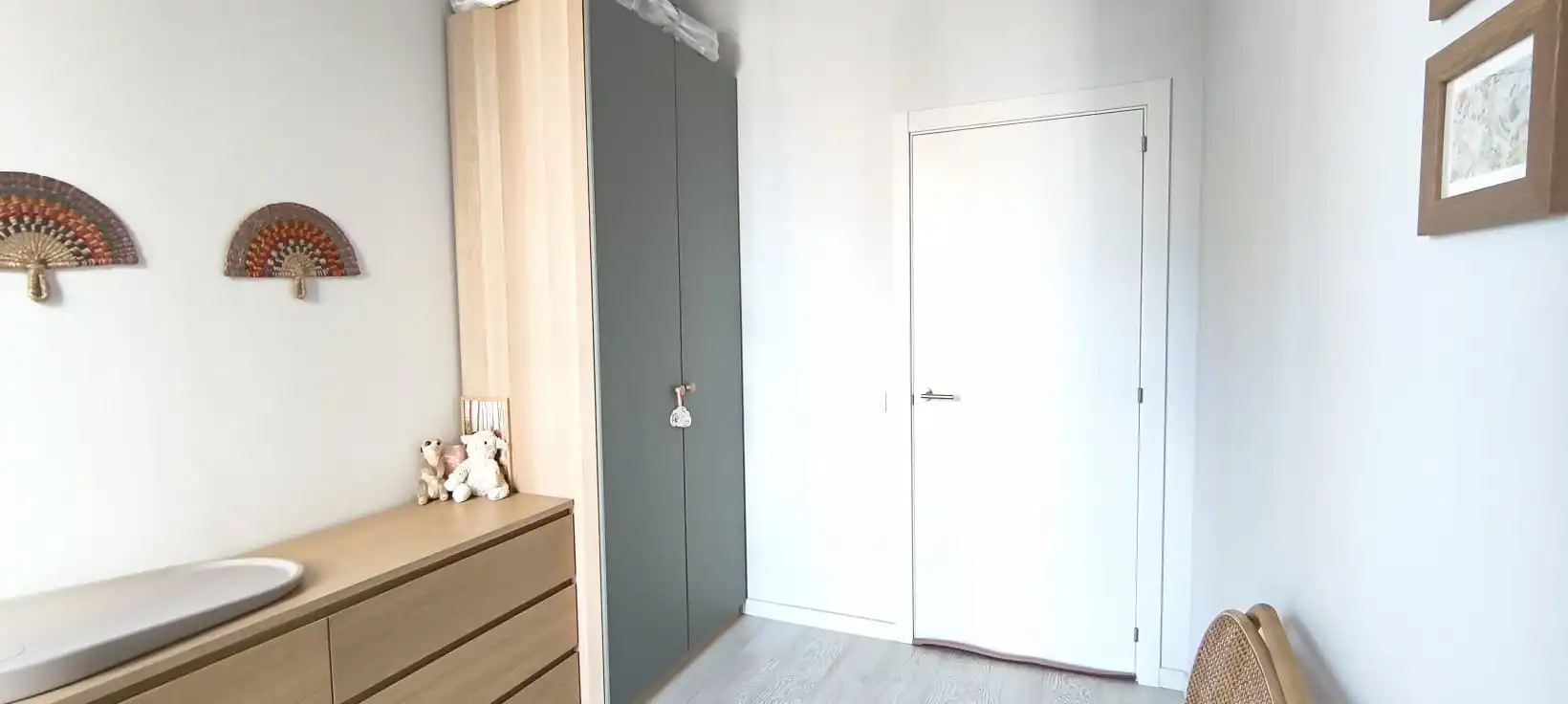 Schlafzimmer von Wohnung zum Verkauf in L'Hospitalet de Llobregat mit Klimaanlage, Heizung und Parkett