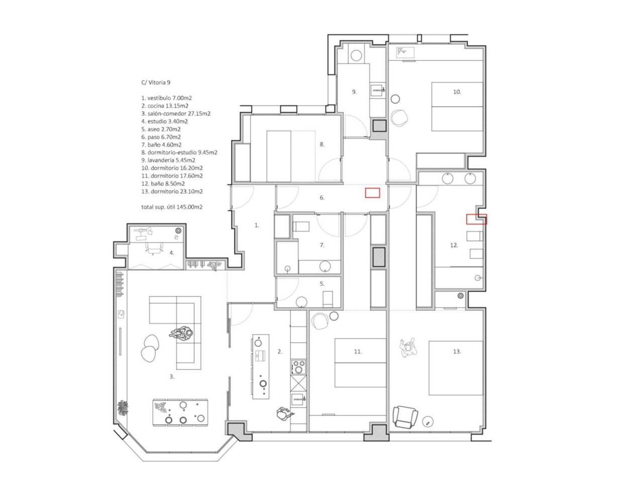 Pis en venda en Burgos Capital amb Calefacció, Traster i Alarma