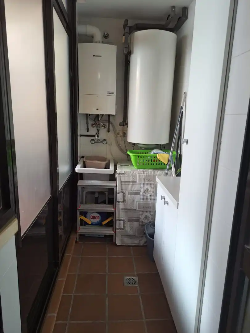 Kitchen of Flat for sale in Guadix  with Heating, Parquet flooring and Furnished