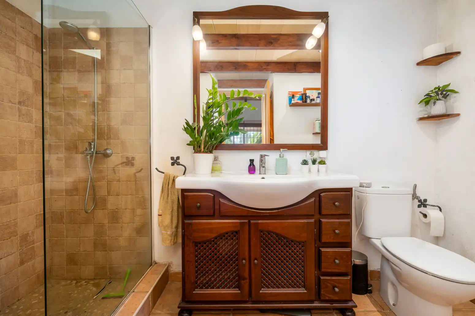 Bathroom of Houses for sale in Algaida  with Air Conditioner, Heating and Private garden