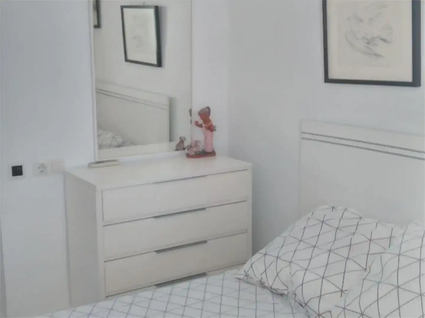 Schlafzimmer von Dachboden zur Miete in Chilches / Xilxes mit Klimaanlage und Möbliert