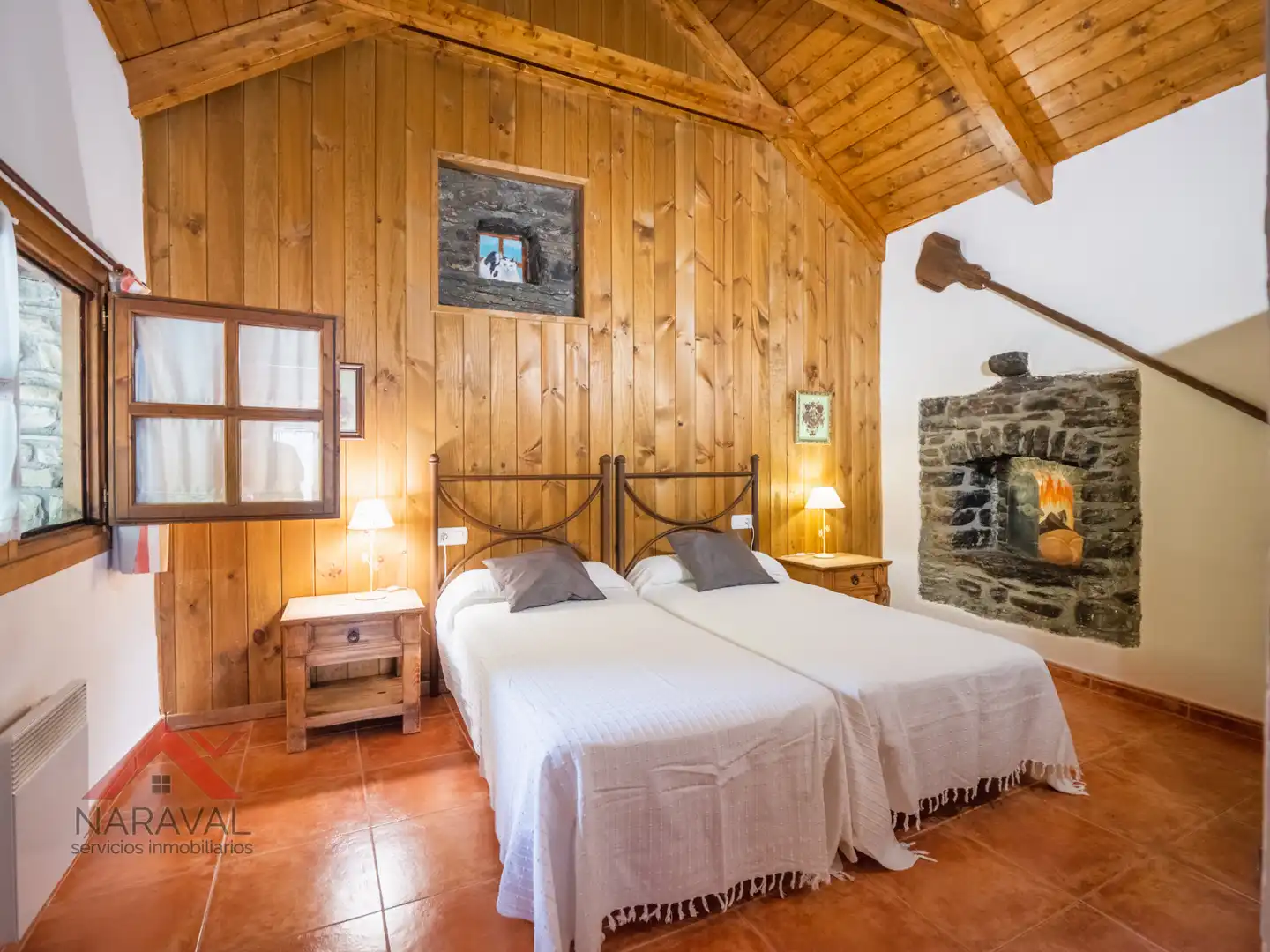 Habitación de Casa o chalet en venta en Fiscal con Aire acondicionado, Calefacción y Jardín privado