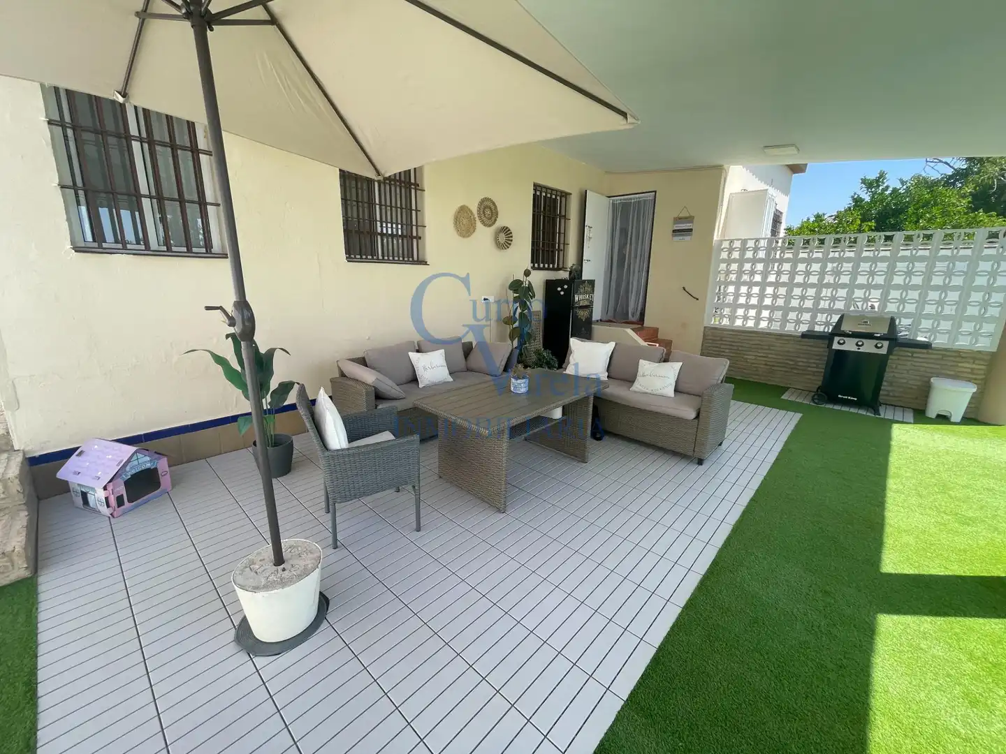 Terrace of Country homes for sale in Dos Hermanas  with Air Conditioner, Heating and Private garden