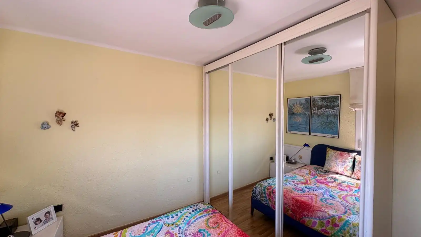 Schlafzimmer von Wohnung zum Verkauf in L'Hospitalet de Llobregat mit Parkett