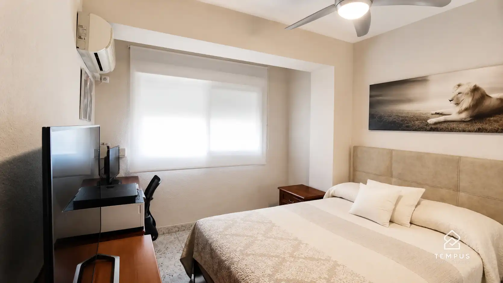 Bedroom of Flat for sale in Córdoba  with Air Conditioner, Terrace and Furnished