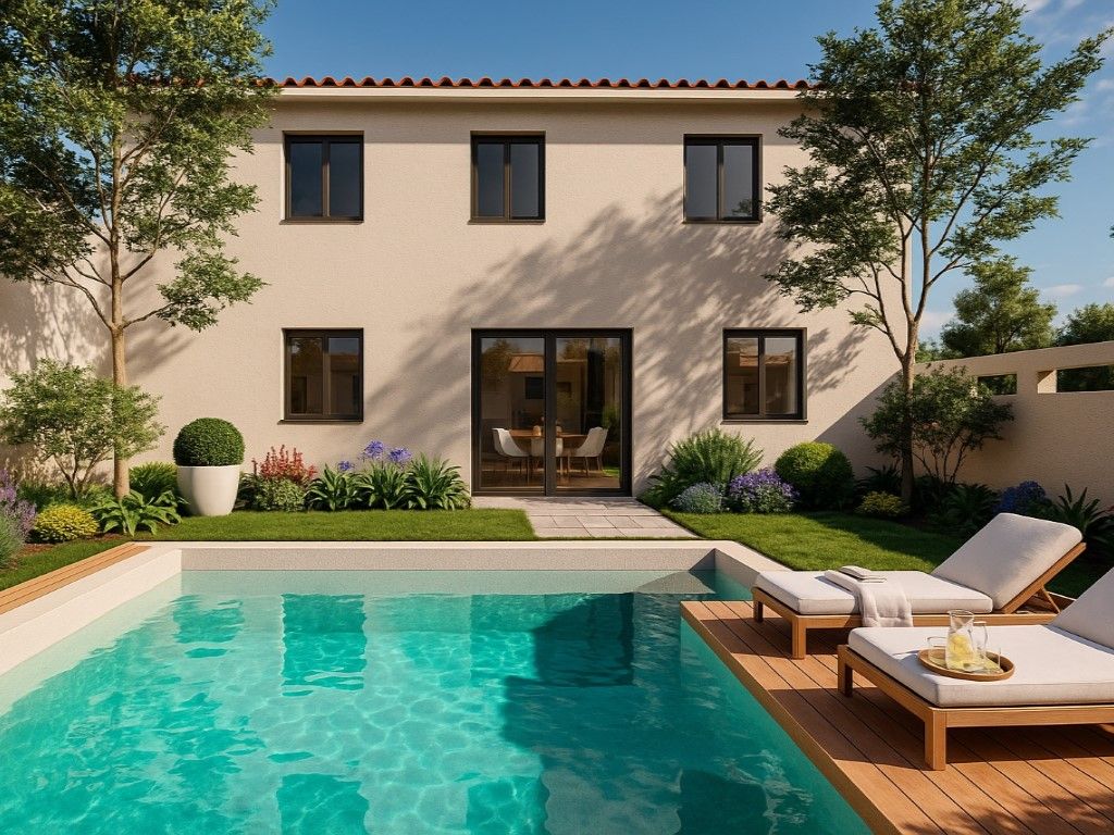 Swimming pool of House or chalet for sale in Pacs del Penedès  with Heating, Private garden and Terrace