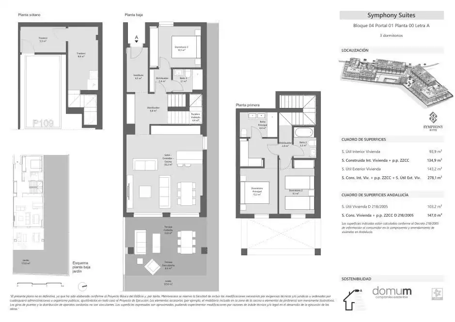 Einfamilien-Reihenhaus zum Verkauf in Estepona mit Klimaanlage, Heizung und Privatgarten