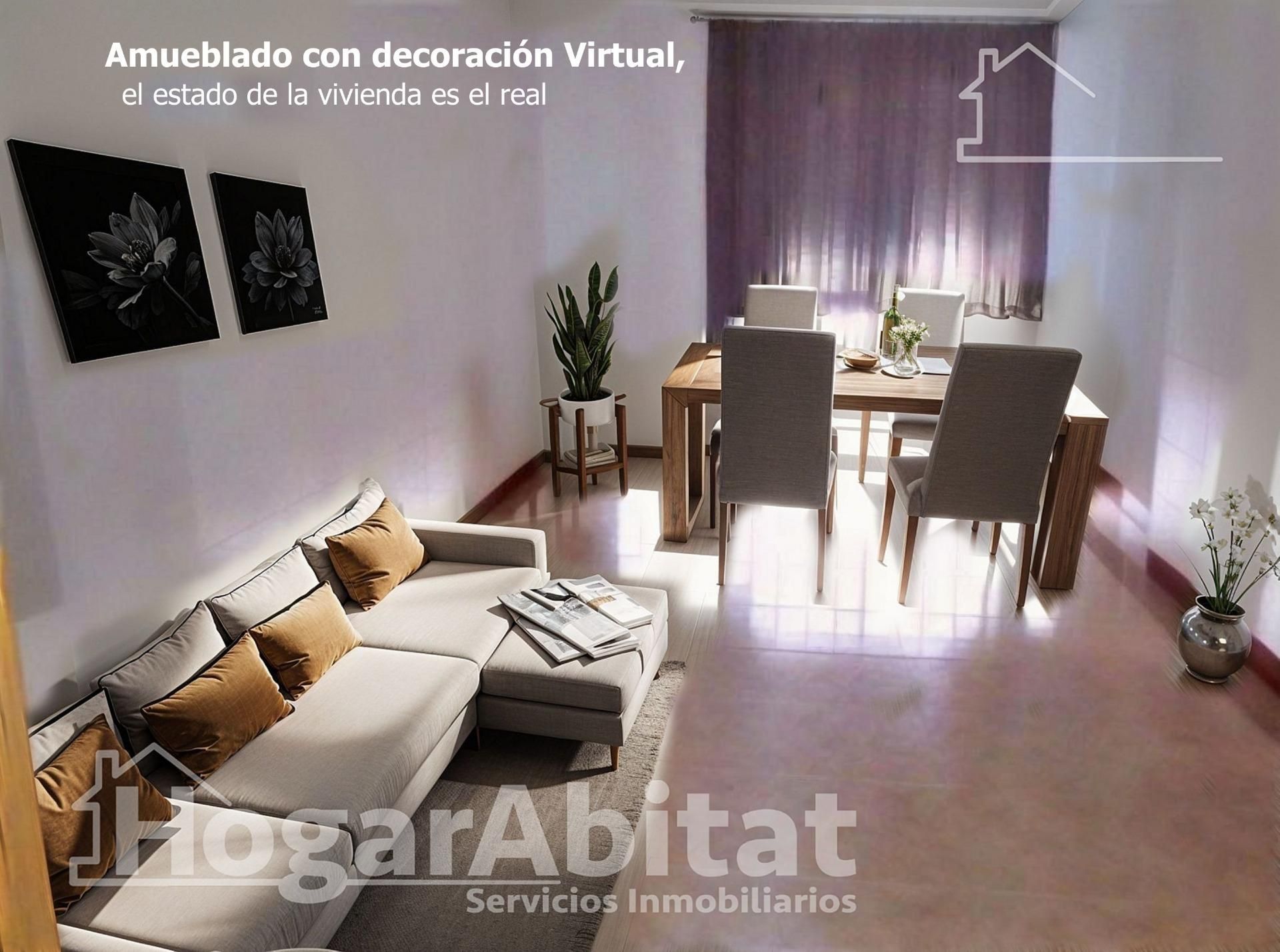 Sala de estar de Piso en venta en Vila-real con Aire acondicionado y Trastero