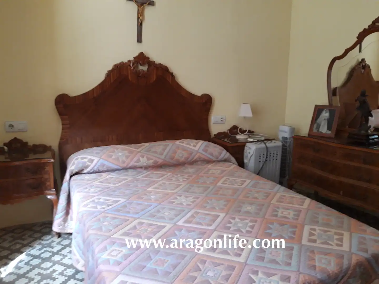 Bedroom of Houses for sale in Maella  with Furnished, Oven and Washing machine