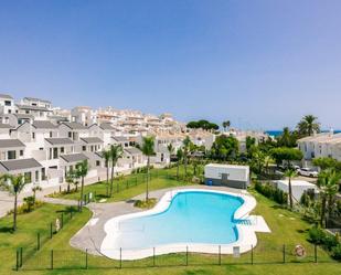 Exterior view of Planta baja for sale in Estepona  with Air Conditioner and Terrace