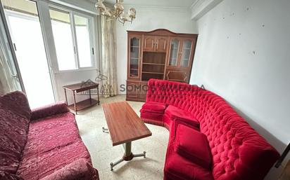 Living room of Flat for sale in Ourense Capital   with Heating, Storage room and Furnished