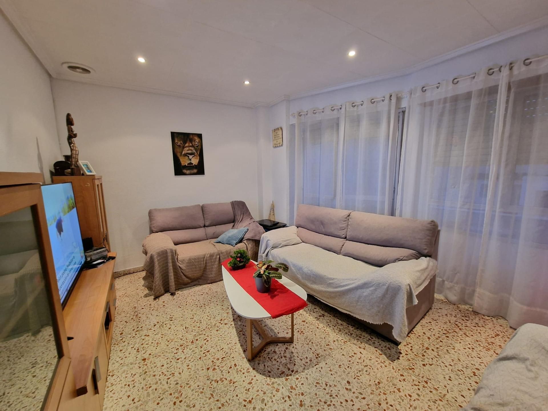 Sala d'estar de Pis en venda en Elche / Elx amb Balcó