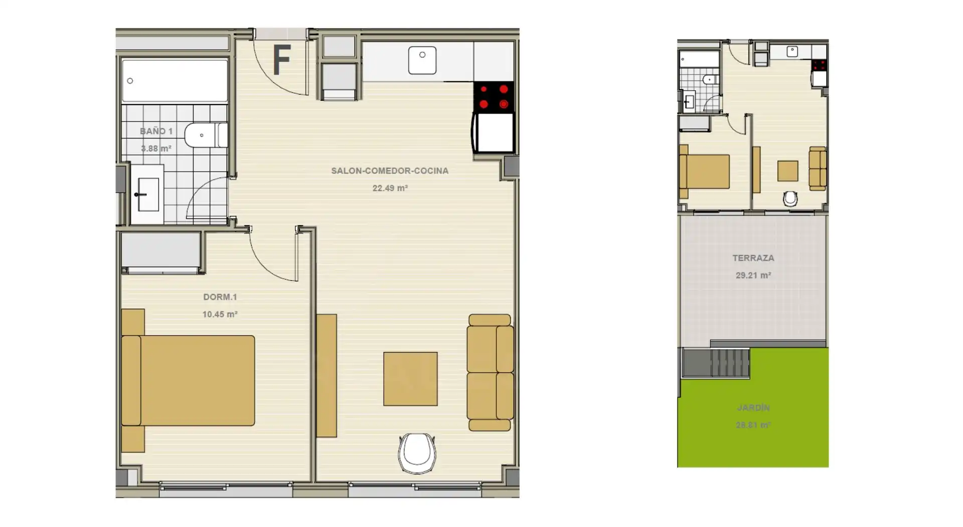 Flat for sale in Dénia  with Terrace and Swimming Pool