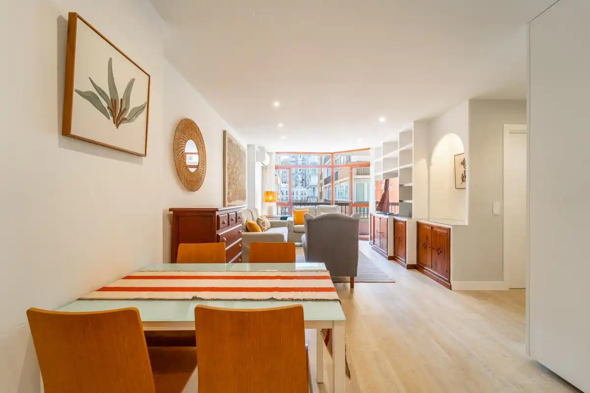 Esszimmer von Wohnung zur Miete in Málaga mit Klimaanlage, Heizung und Terrasse