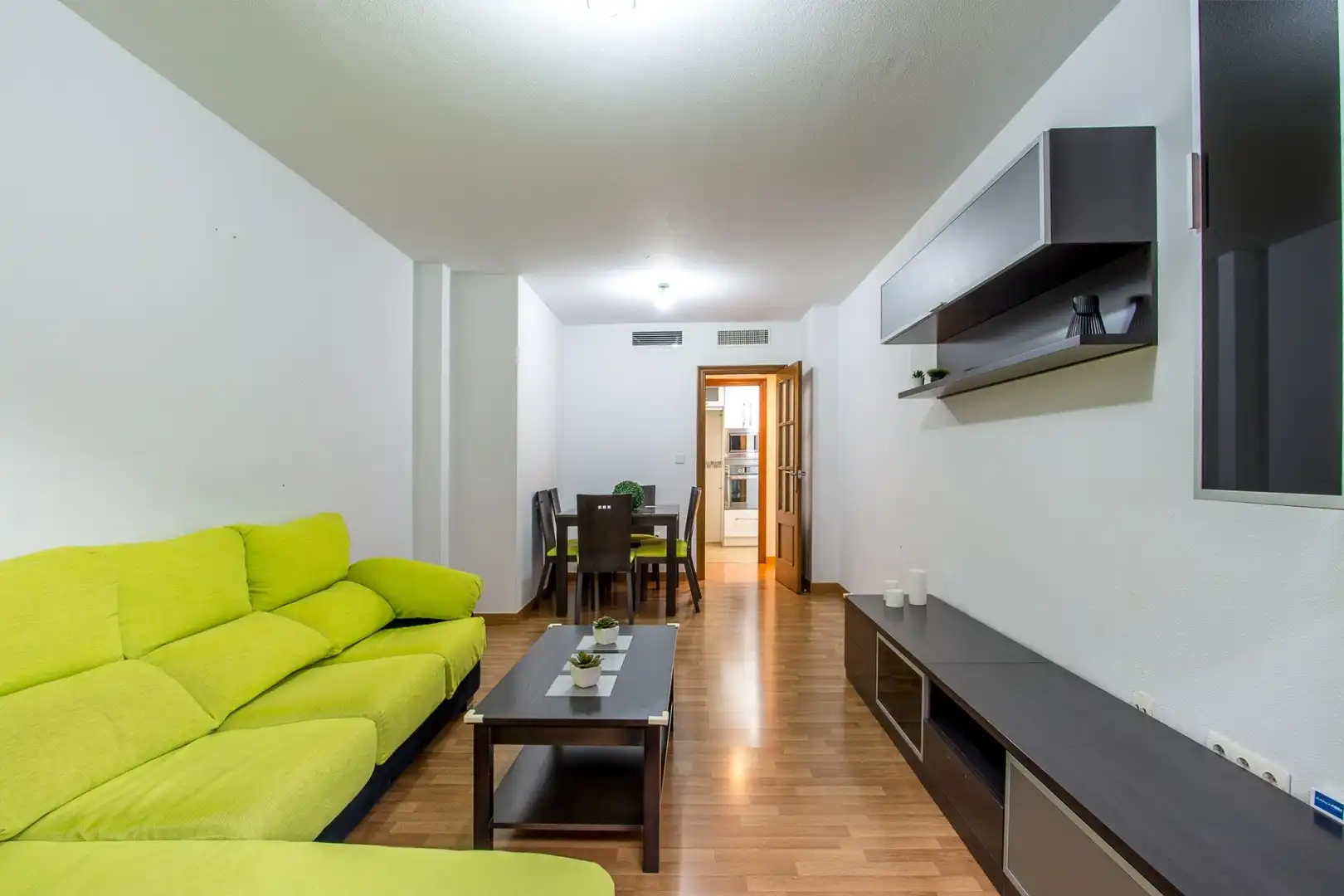 Sala de estar de Piso en venta en Murcia con Aire acondicionado, Trastero y Balcón