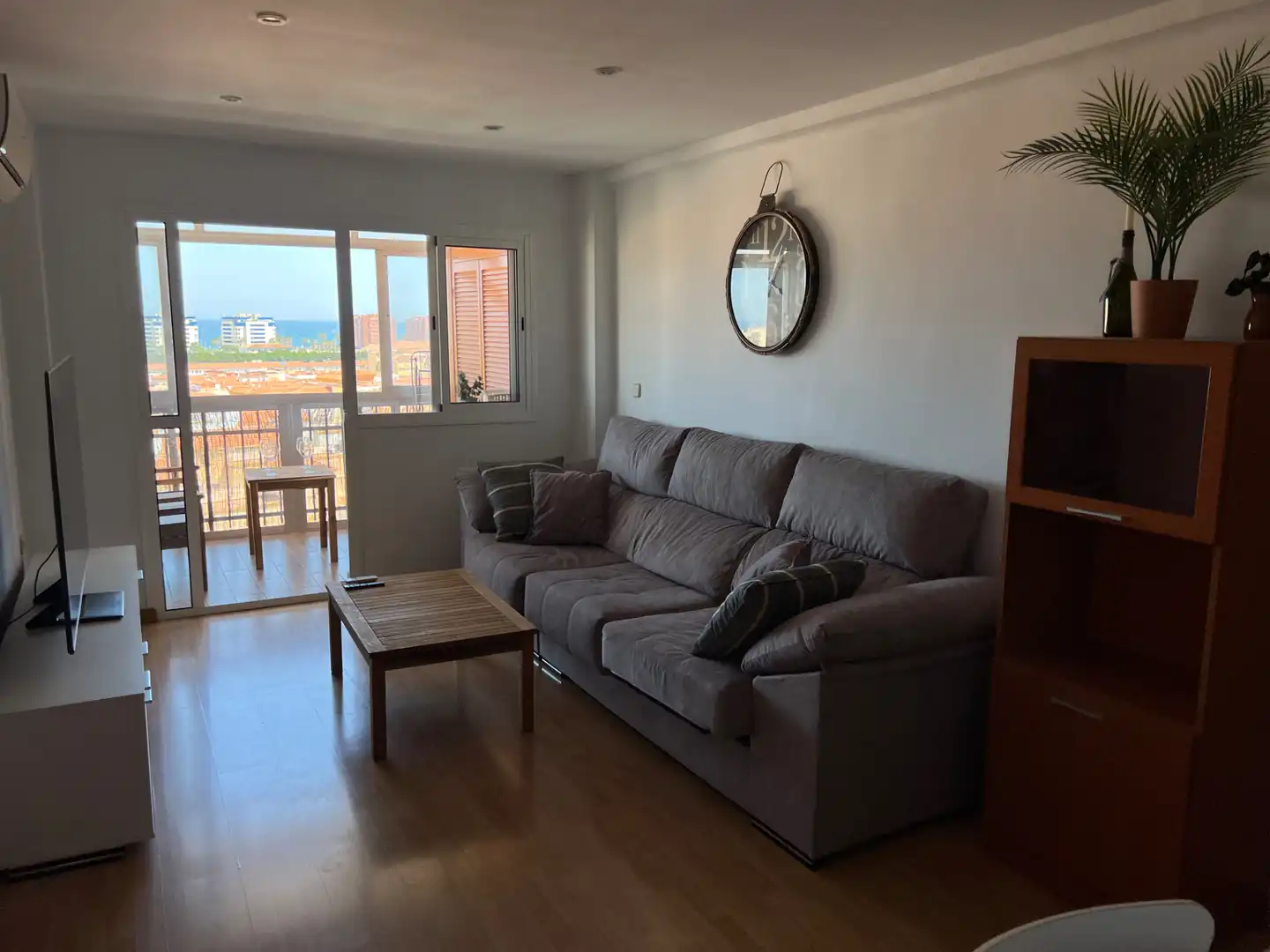 Living room of Flat for rent in Málaga  with Air Conditioner, Heating and Furnished