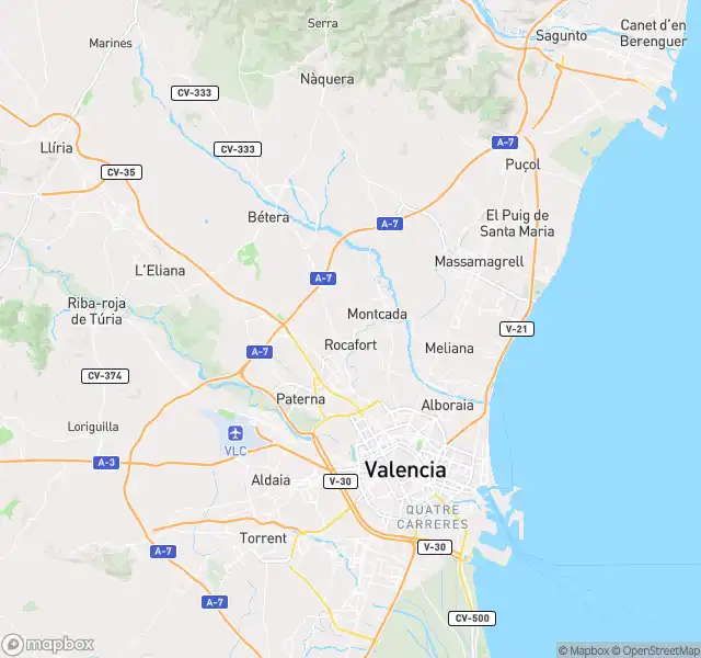 Vista exterior de Piso en venta en Moncada