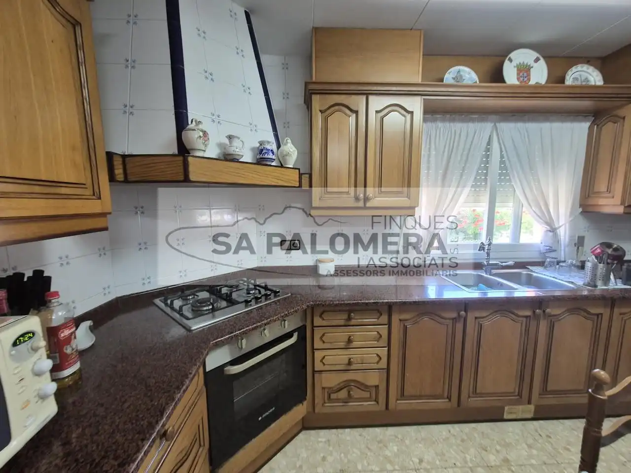 Cocina de Casa o chalet en venta en Blanes con Aire acondicionado, Jardín privado y Terraza