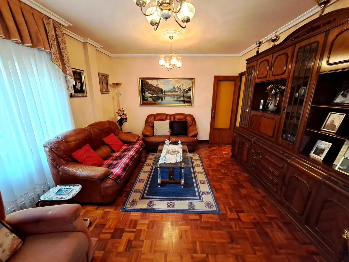 Sala de estar de Piso en venta en Haro con Calefacción, Amueblado y Balcón