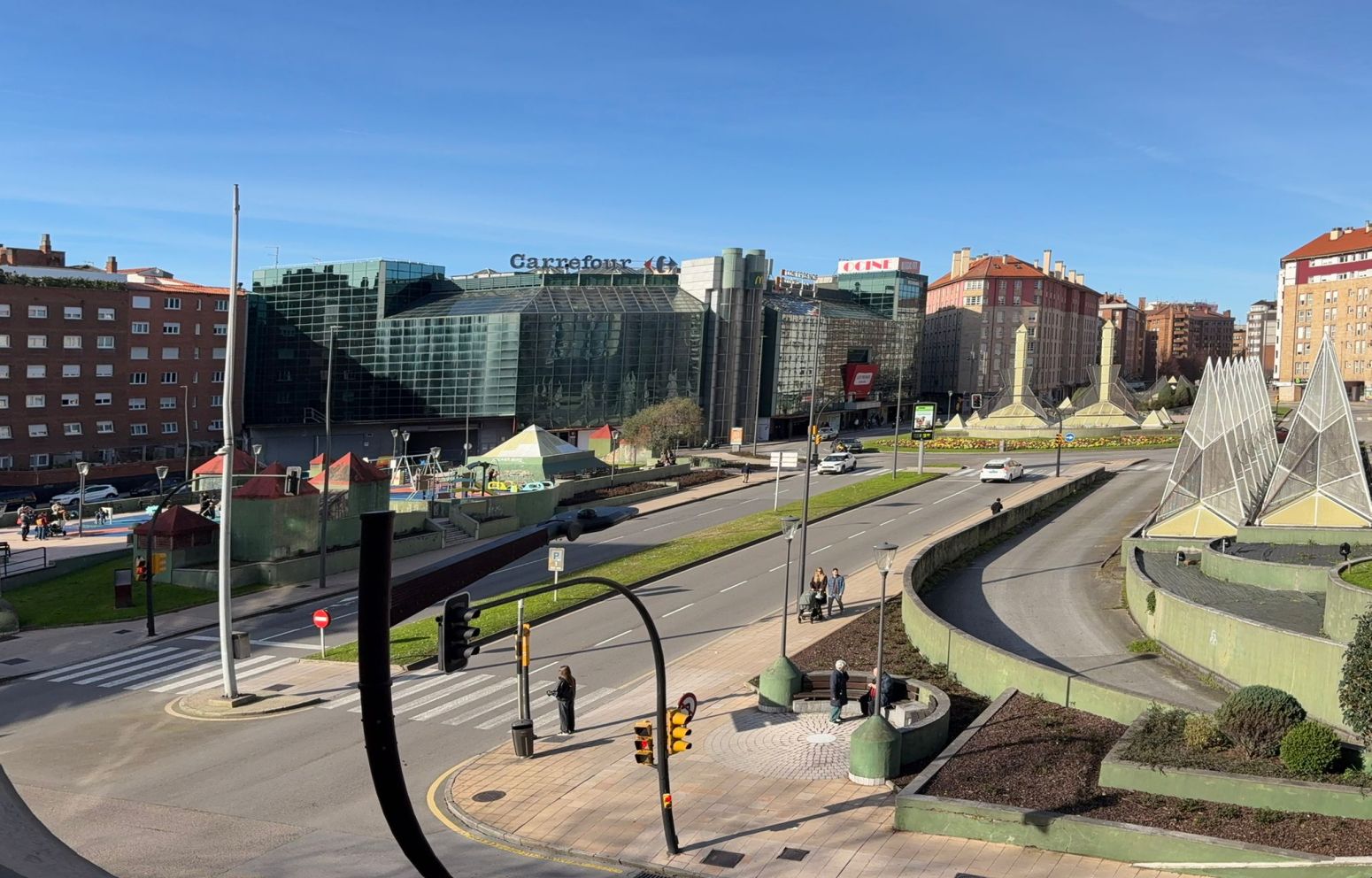 Exterior view of Flat for rent in Gijón   with Heating, Parquet flooring and Furnished