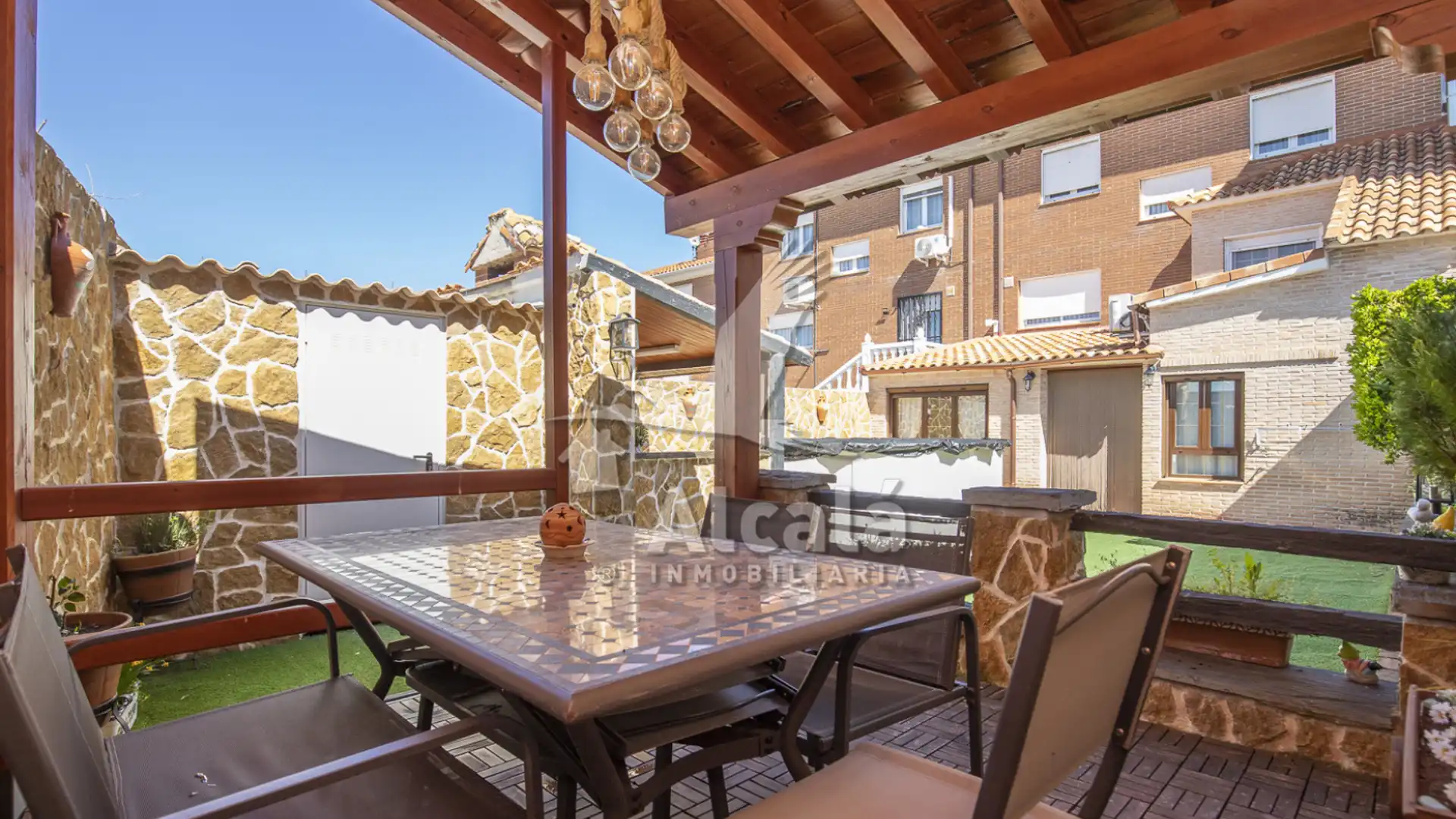 Terrace of Single-family semi-detached for sale in Valdeavero  with Air Conditioner and Heating