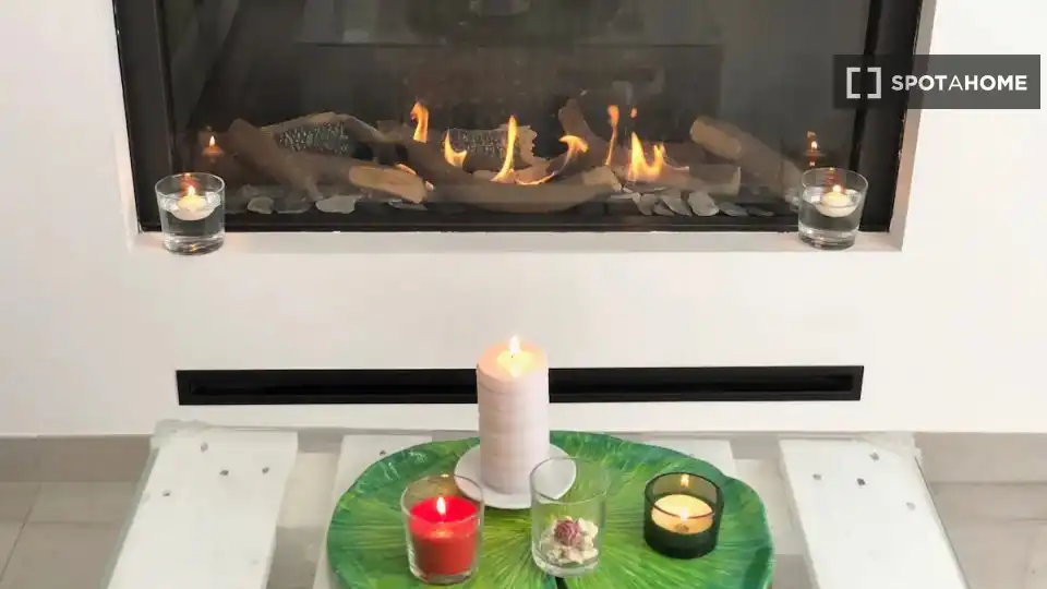 Sala de estar de Piso de alquiler en Valencia con Aire acondicionado, Calefacción y Amueblado