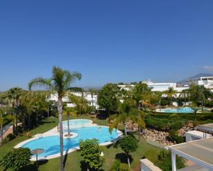 Swimming pool of Attic for sale in Marbella  with Air Conditioner, Heating and Private garden