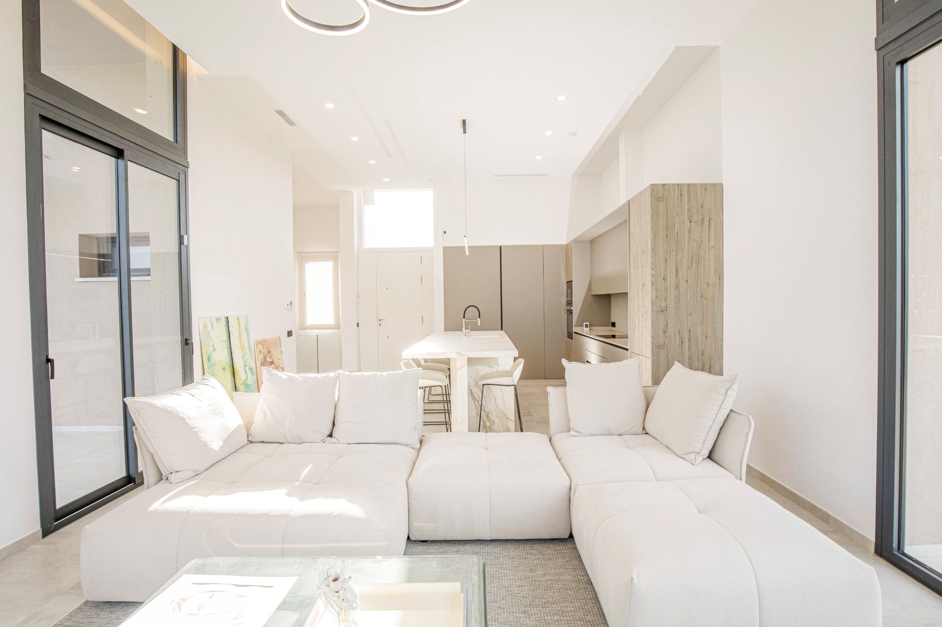 Sala de estar de Casa o chalet en venta en Navata con Aire acondicionado, Calefacción y Jardín privado