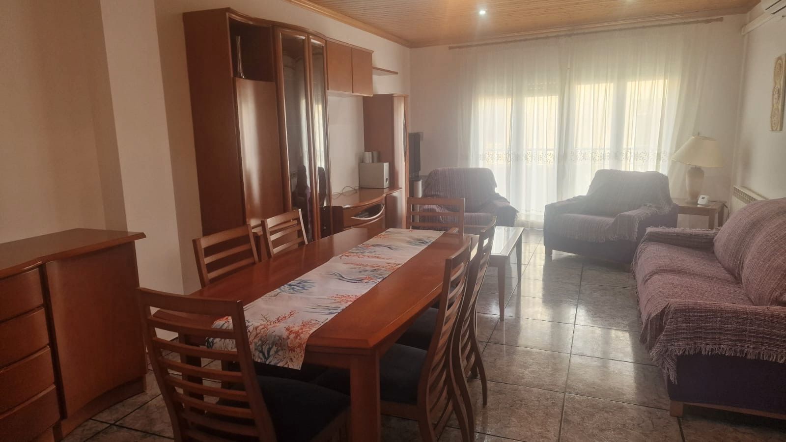 Dining room of House or chalet to rent in Les Borges Blanques  with Air Conditioner, Heating and Furnished