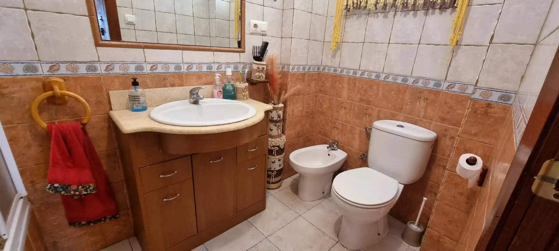 Bathroom of Flat for sale in Cullera  with Air Conditioner, Storage room and Furnished