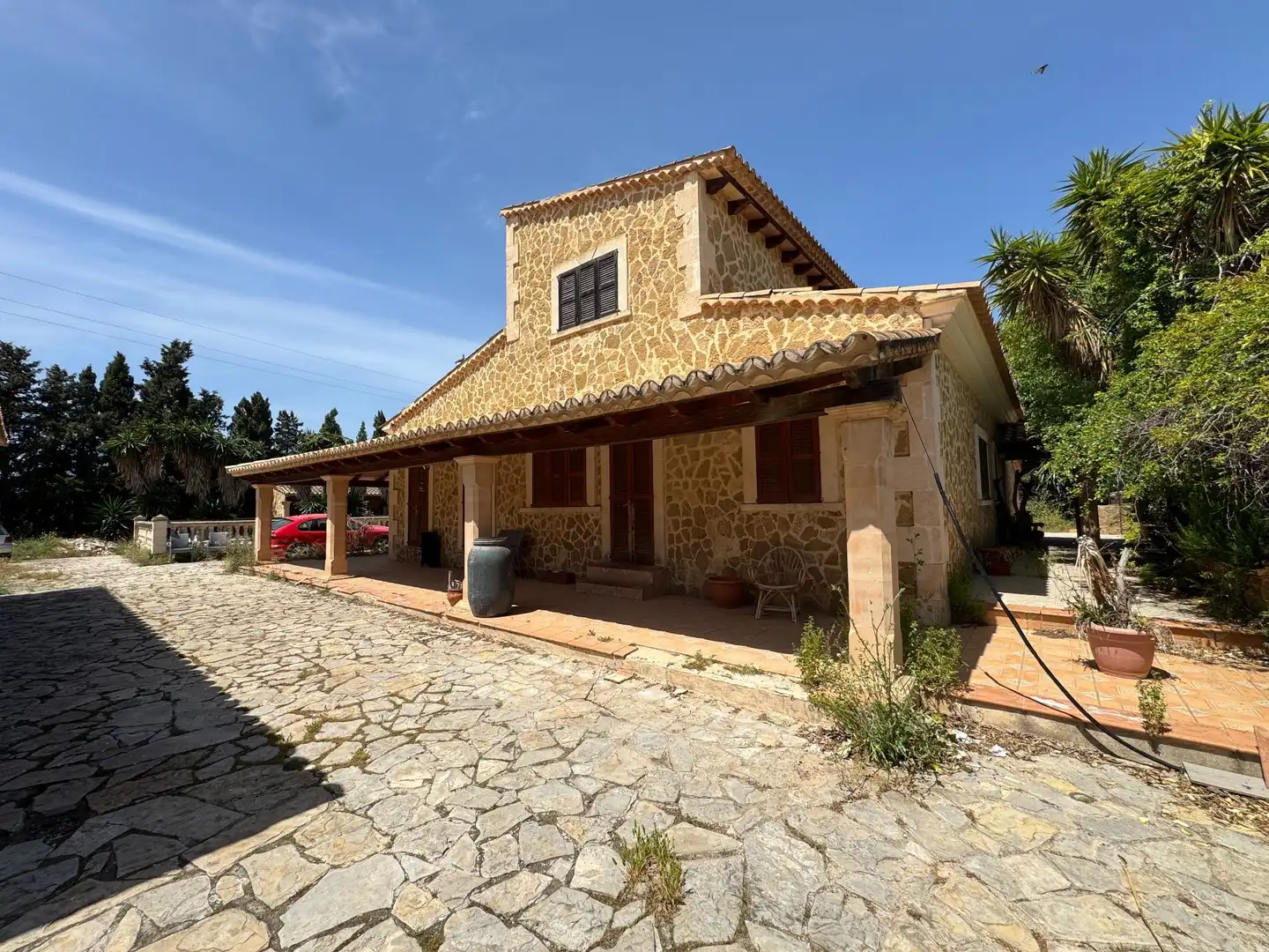 Vista exterior de Casa o chalet en venta en Santa María del Camí con Piscina
