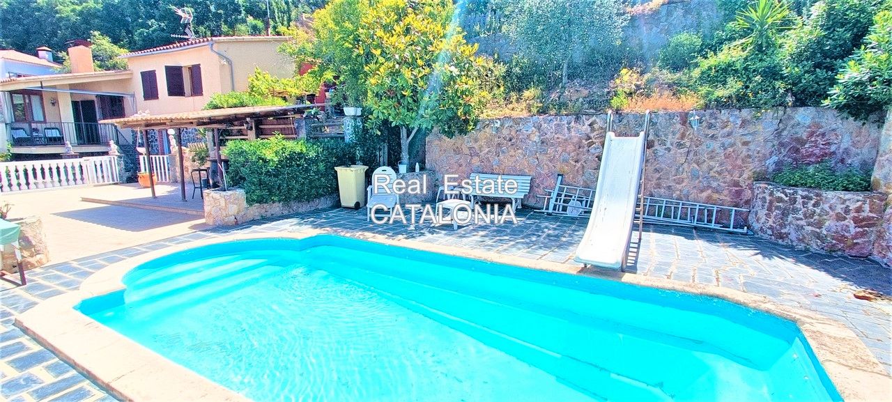 Vista exterior de Casa o chalet en venta en Lloret de Mar con Calefacción, Jardín privado y Terraza