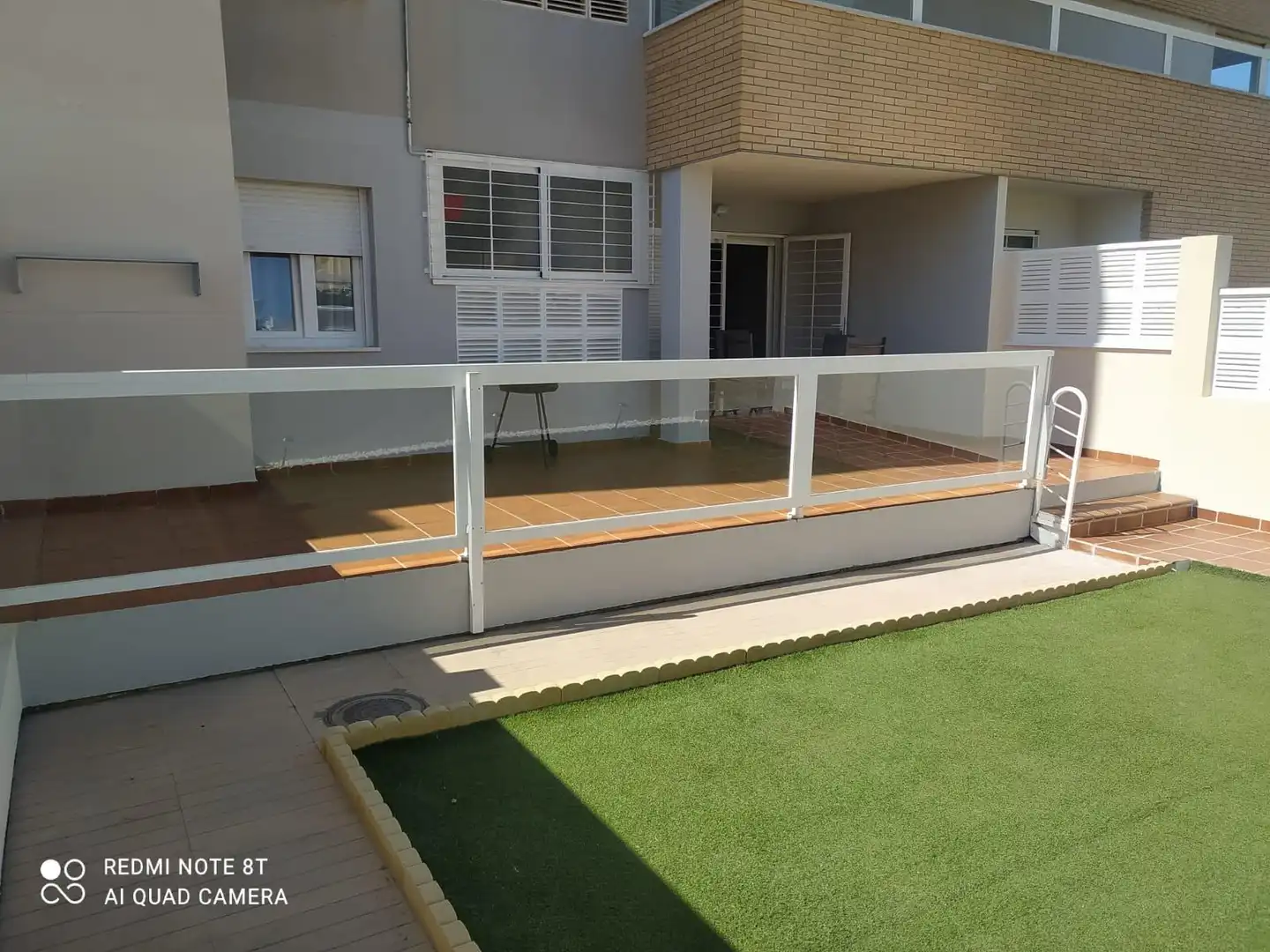 Terrasse von Wohnung zur Miete in Almería mit Klimaanlage, Privatgarten und Möbliert