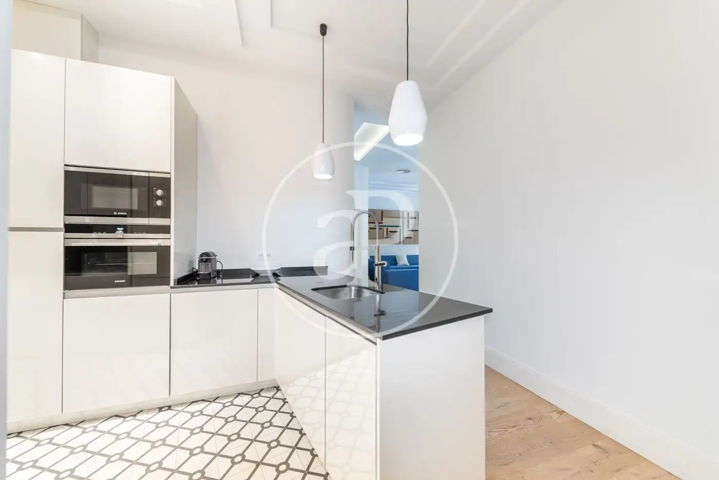 Cocina de Piso de alquiler en Madrid con Aire acondicionado, Calefacción y Amueblado