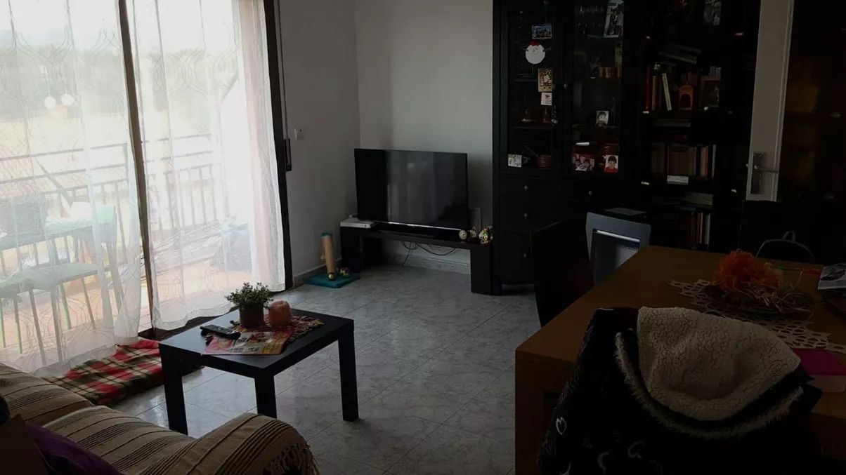 Sala d'estar de Pis en venda en Hostalric amb Balcó