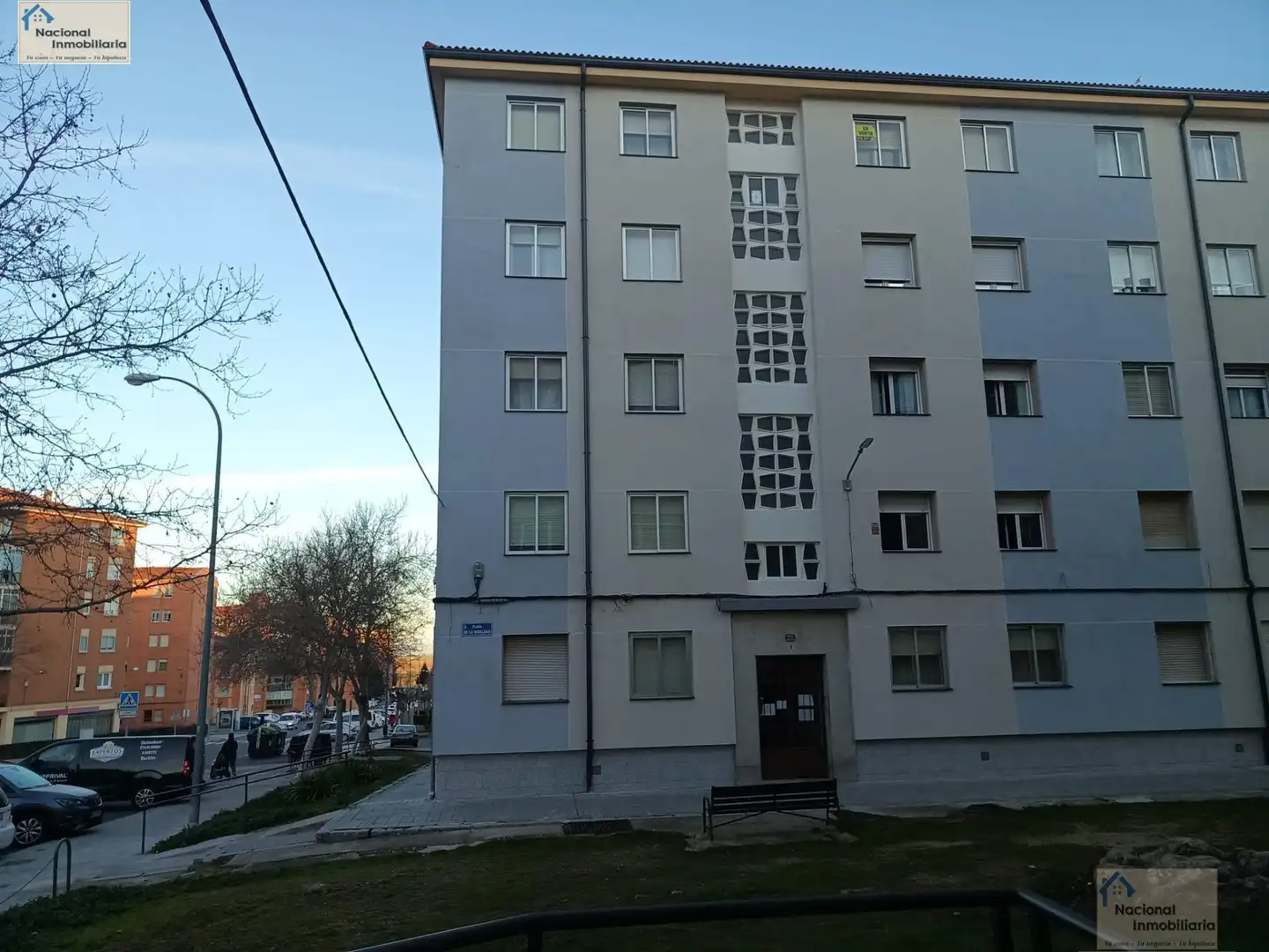 Vista exterior de Piso en venta en Segovia con Calefacción y Alarma
