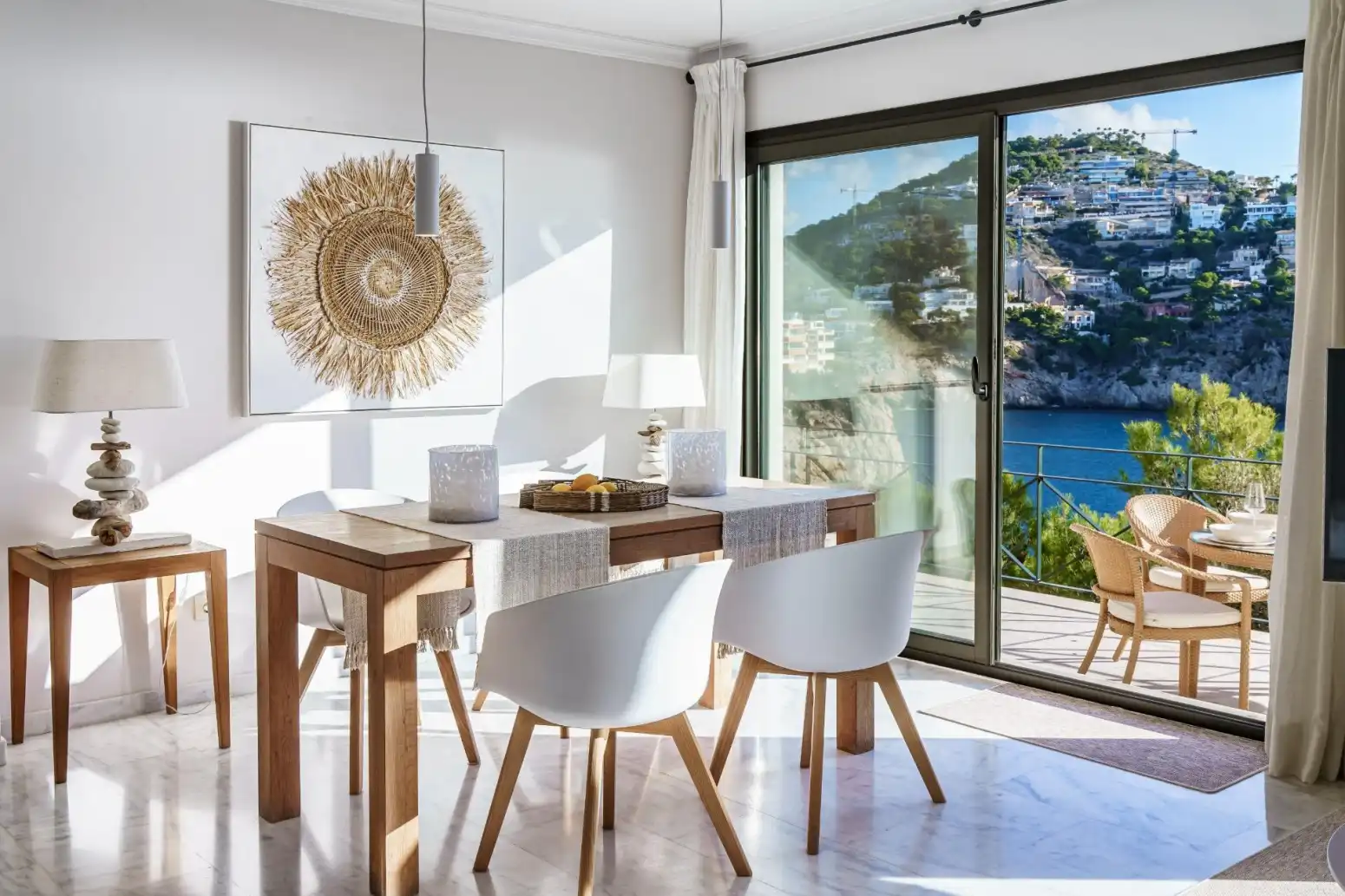 Esszimmer von Wohnung zum Verkauf in Andratx mit Klimaanlage, Heizung und Terrasse