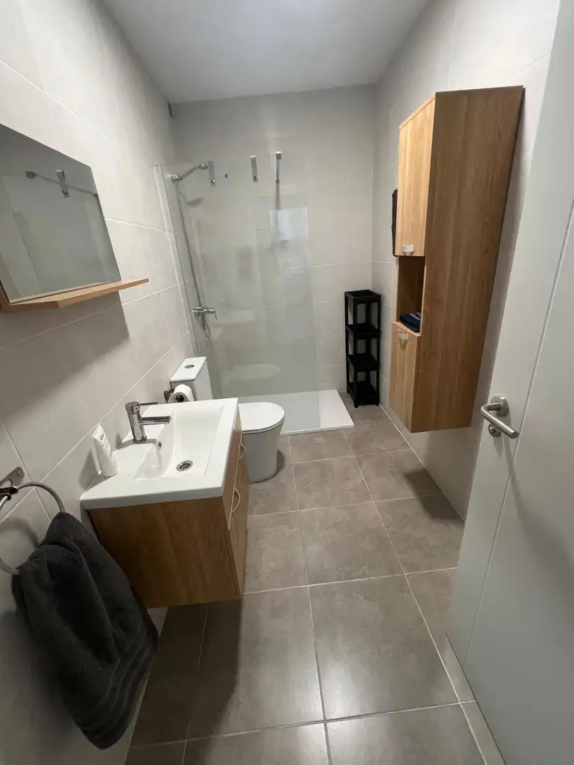 Badezimmer von Country house zur Miete in Murcia mit Klimaanlage und Möbliert