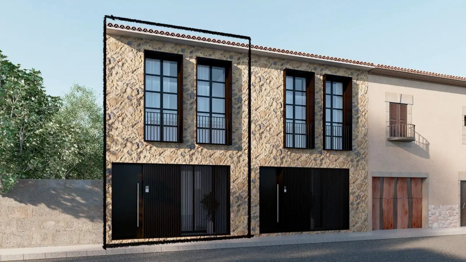 Vista exterior de Casa adosada en venta en Vilafranca de Bonany