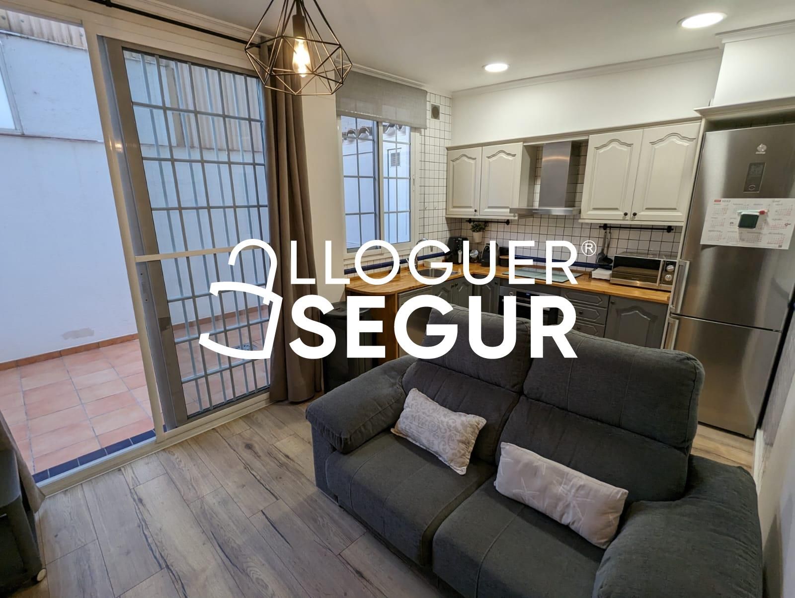 Living room of Flat to rent in  Barcelona Capital  with Terrace and Furnished