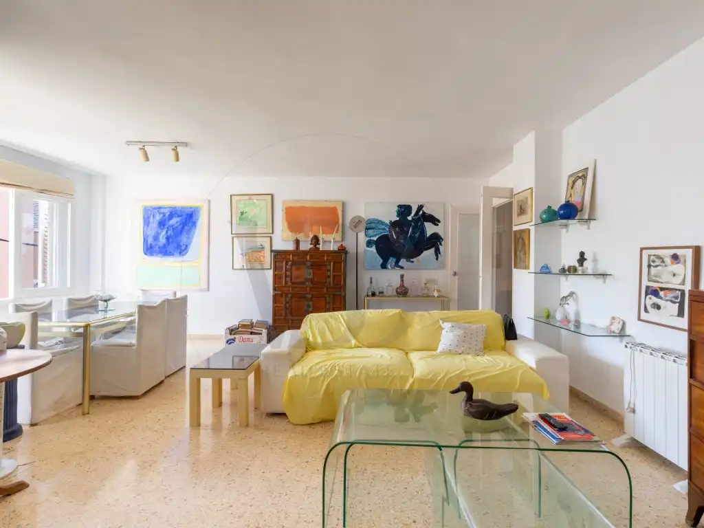 Wohnzimmer von Dachboden zum Verkauf in Eivissa mit Terrasse