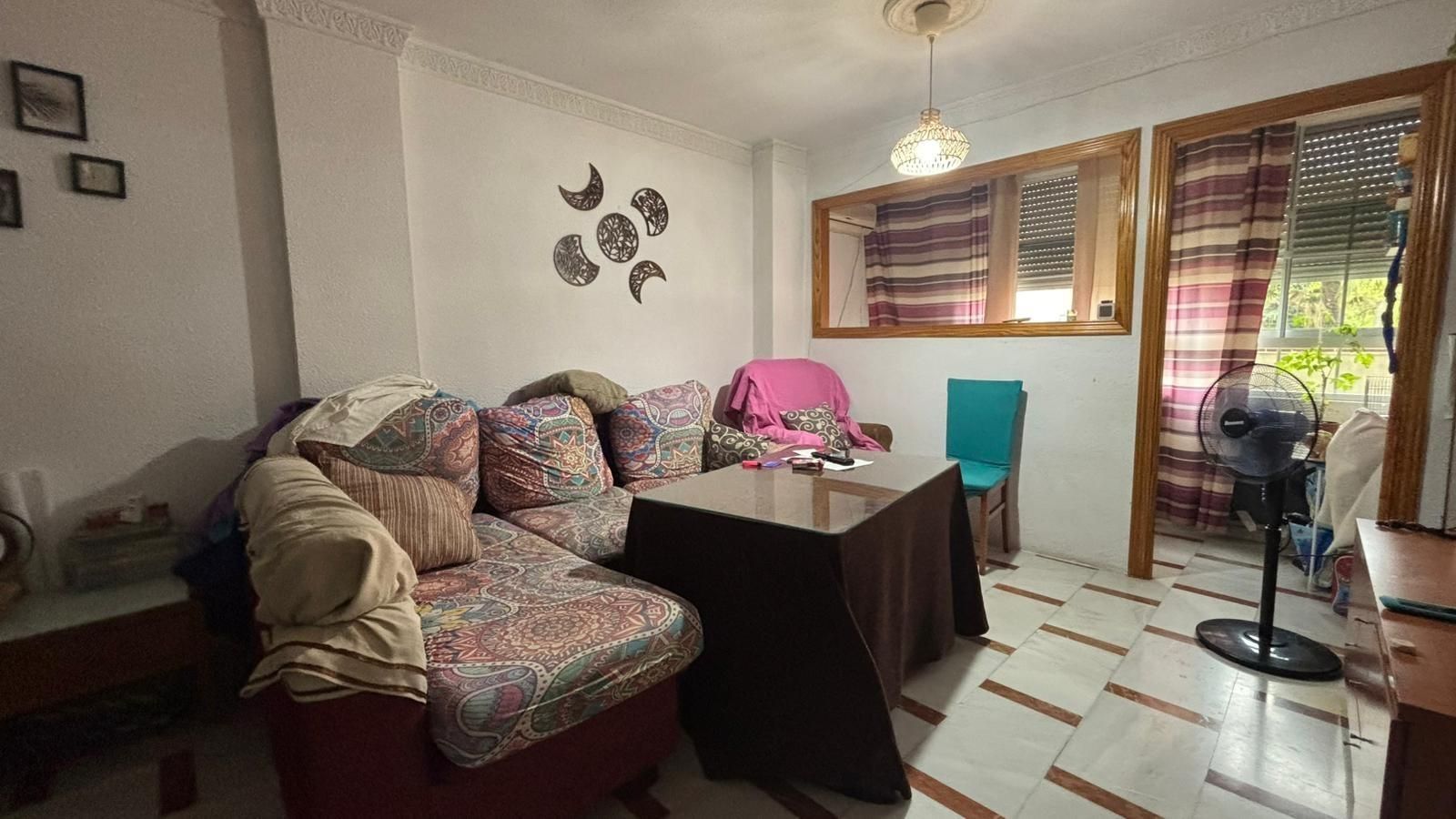 Bedroom of Flat for sale in  Sevilla Capital  with Air Conditioner, Private garden and Terrace