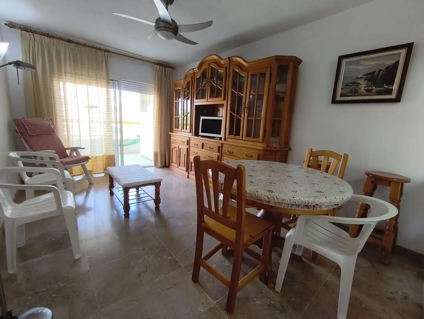 Sala de estar de Apartamento en venta en Salou con Terraza y Amueblado