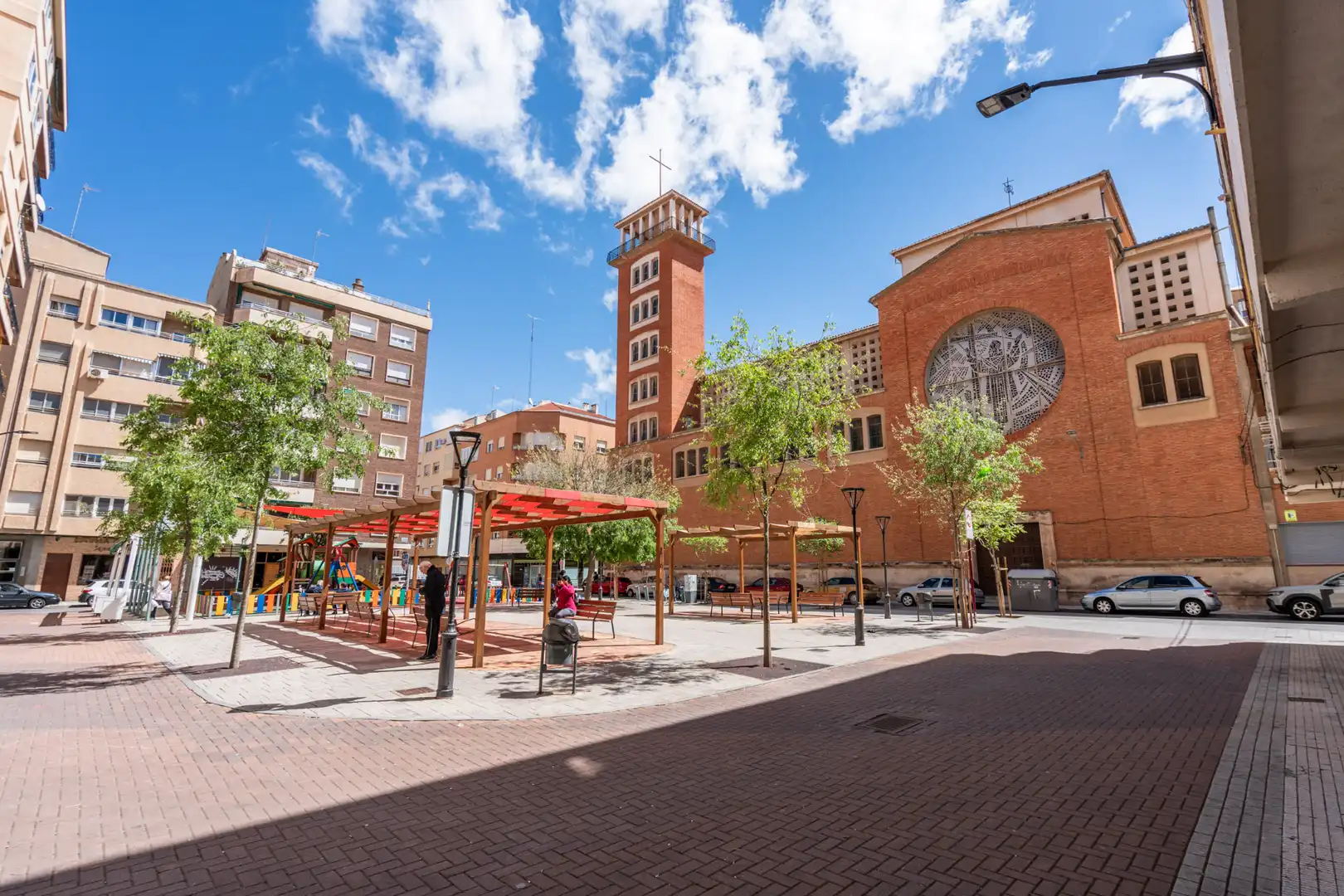 Vista exterior de Piso en venta en Albacete con Aire acondicionado, Calefacción y Terraza